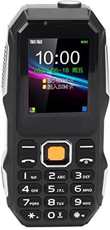 W2021 Teléfonos Móviles Desbloqueados para Personas Mayores, Teléfono Móvil 2G Dual SIM, Botón Grande, Asistencia de Voz Fuerte, Súper Linterna, Teléfono Desbloqueado para Padres