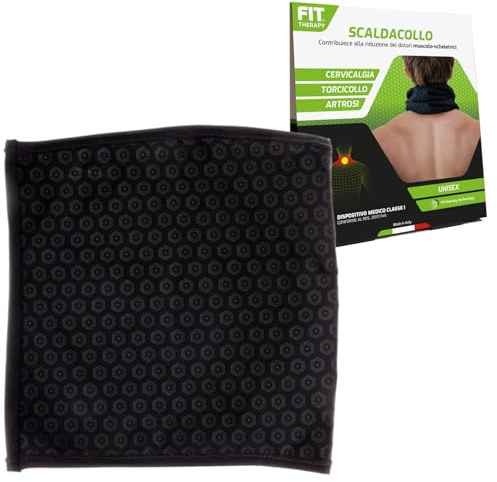 FIT Therapy - Scalda collo cervicali - Dispositivo Medico per Dolori Muscolari e Articolari Collo e Spalle - Allevia torcicollo, artrosi, rigidità - Senza farmaci, lavabile fino a 300 volte