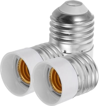 HOMSFOU 3stücke Lampensockel Adapter Kupfer Innen Innenleuchten Sockel Konverter Für Deckenlampen Hohe Hitzebeständigkeit Vielseitiger Lampenfassungsadapter