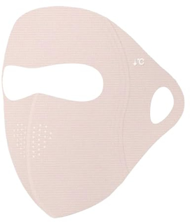 Paquete de 3 protectores solares de cara completa para mujer, protección solar de cara completa para cubrir alergias faciales, lavable, reutilizable, multicolor Ncb391 (A, 31 x 22 cm)