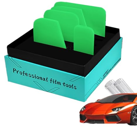 Espátula para Tintado | Kit de Instalación para Vinilado de Vehículos | 5 Piezas para Película de Ventanas Exhibición Retail Moto Baño Hogar Auto Camión Uso Comercial