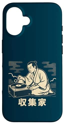 Samurai Tourne-Disque Vinyle pour DJ Coque pour iPhone 16