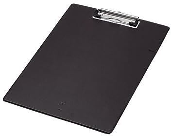 Q-Connect PVC enkel Urklipp Foolscap svart KF01296