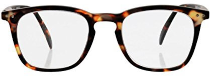 IZIPIZI Shape E Lesebrille +2,5 Dioptrie aus Kunststoff in der Farbe Tortoise Soft, Maße: 14,5cm x 14cm x 4,6cm, LMSEC02_25