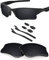 BlazerBuck Anti-salz Polarisierte Ersatzgläser für Oakley Half Jacket 2.0 XL OO9154 - Schwarz