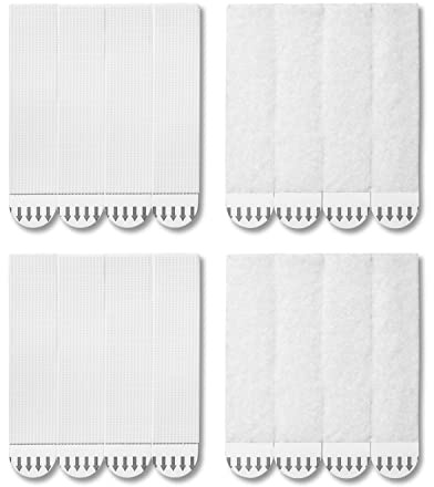 JELLYSUB 28-Pairs(56 Strips) Large Picture Hanging Strips Heavy Duty, Removable Hook and Loop Tape, Picture Hanger Damage Free, Adhesive Strips for Frame Hanging and Christmas Decorations