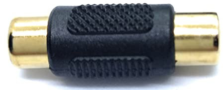 RCA to RCA Coupler Adapter, Socket to Socket for Audio and Video Cables (Single)