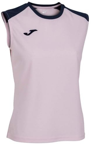 Joma Eco Championship Débardeur pour Femme T-Shirt, Rose/Bleu Marine, XL