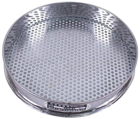 vicusse Grand tamis de jardin grand filtre de sol pour les tests de laboratoire de jardinage. Ouverture 8 mm