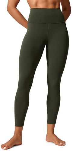 CRZ YOGA Femmes Butterlift Taille Haute Entraînement Leggings 64 cm - Athlétique Yoga Pantalon Olive Verte 40