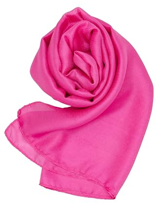 MAPIMANIA - Estolas para bodas mujer, chal fucsia para vestidos de fiesta elegantes, pashmina ligera de verano 180x80, capa para invitada, bufanda en satén
