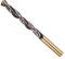 METALLIXITY Drill Bit (10mm) 1Pcs, 4341 High-Speed Steel Straight Shank 118° Black and Gold Finish for Copper Aluminum Wood Plastic Medium Hard Metal