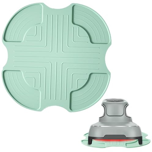 Air Fryer Silicone Trivet Compatible for Ninja Crispi, Non-Slip Hot Pads, Heat-Resistant Mats for Air Fryer (Light Green)