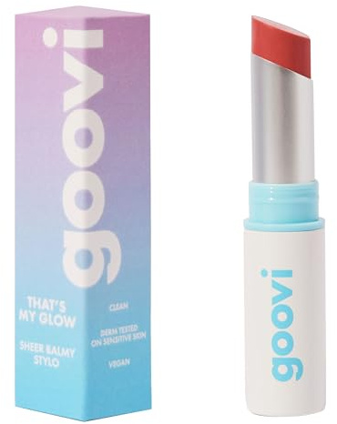 GOOVI That's My Glow Tinted Lip Balm – Getönter, pflegender Lippenbalsam mit Meeresalgenextrakt - pflegend & glänzend - 2,5g