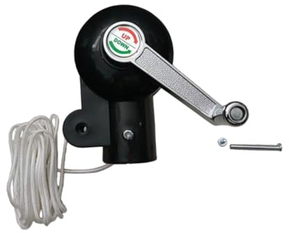 SZLIFE Accessori per ombrelloni da Giardino, manovella per ombrellone con Braccio di Corda per ombrelloni, Cortile per Picnic all'aperto