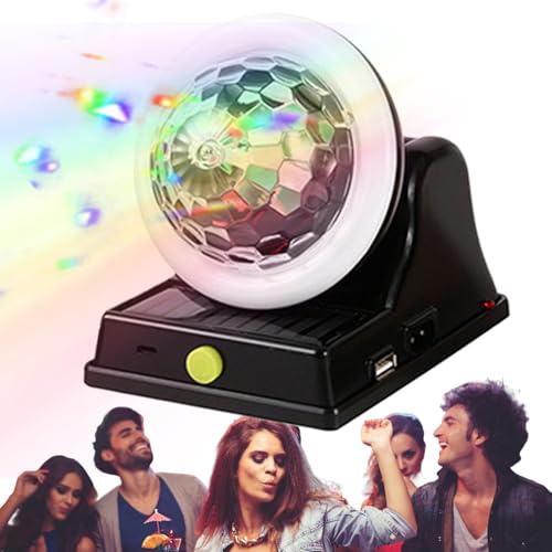 Lampada decorativa da giardino, lampada solare d'atmosfera, luce da discoteca per esterni, illuminazione d'atmosfera, luce d'atmosfera, luce a LED per ambienti esterni, interni ed esterni