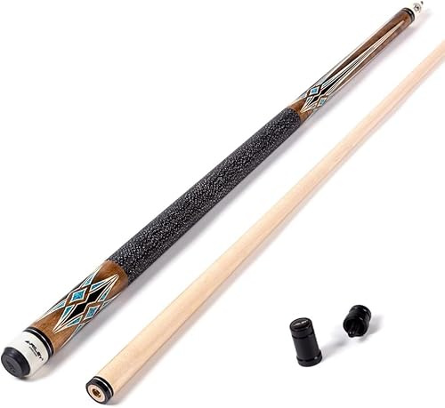 Riley Centurion biljardkö amerikansk pool, 147 cm (58 tum), 13 mm spets, kö med linnelindning, inklusive fogskydd