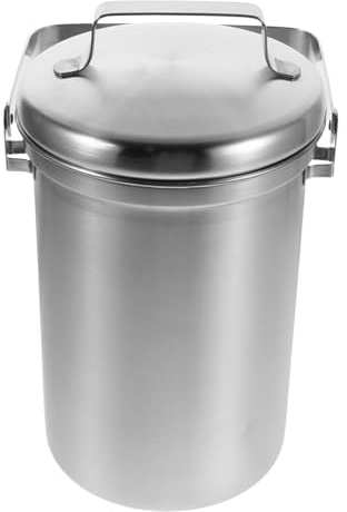 Toyvian Contenedor de abono para residuos de Alimentos Cubo de abono de Cocina Food Waste composter Silver