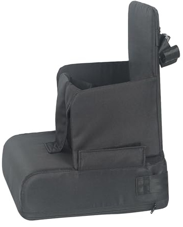 Sedia aumentante pieghevole trasportabile per bambini con base antiscivolo e tessuto universitario impermeabile