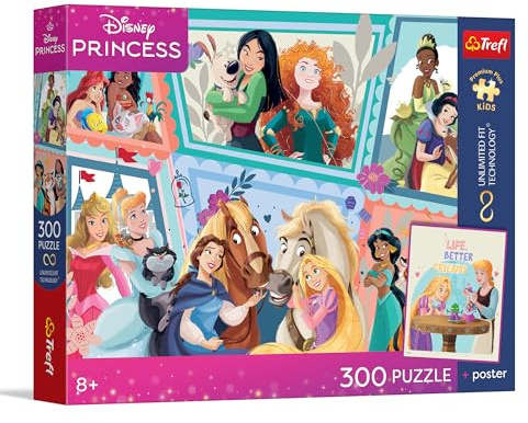 Trefl – La palla magica – 300 pezzi – Puzzle colorato con personaggi delle fiabe, da comporre, poster esclusivo incluso, divertimento assicurato per i bambini dagli 8 anni in su