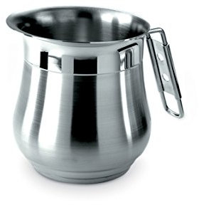 Barazzoni Tummy Bollilatte, Acciaio inox 18/10, Diamentro cm 12, Litri 1.5. Made in Italy.