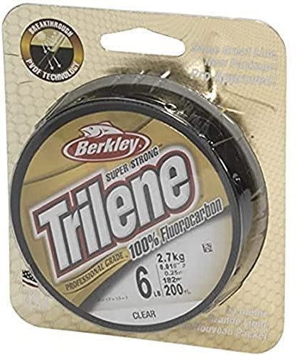 Berkley Trilene 100% Fluorocarbon Leader Angelschnur, 12.6kg | 27lb| 55yd | 50m