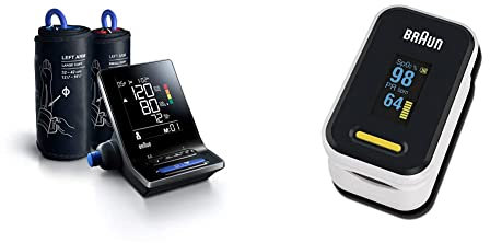 Braun Pulse Oximeter 1 (YK-81CEU) & Braun ExactFit 5 Connect smart blood pressure monitor (BUA6350EU)
