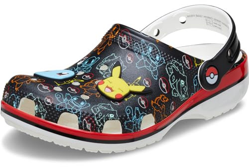 Crocs Unisex Kinder Pikachu Pink Cls Clg K Clog, Multi, 30/31 EU