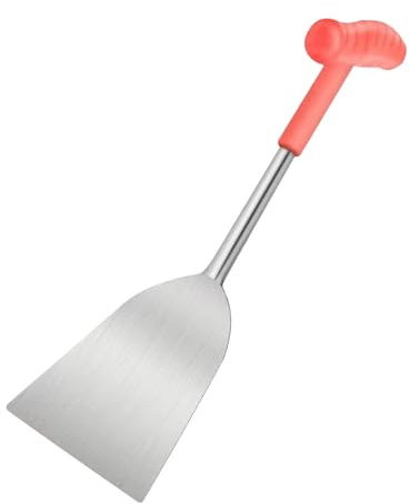 Ruwshuuk Pala para Jardinería, Pala de Mano Pequeña, Herramienta para Desherbar Jardín y Trasplantador de Mano para Jardinería, Césped, Paisajismo, Playa, Senderismo, Supervivencia, Campo, Nieve,