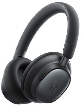 Baseus MH1 Casque Bluetooth, Réduction de Bruit Efficace à -48 DB, Arceau monolithique avec Hi-Res & LDAC, 80 h d’autonomie, Appels clairs à 5 micros, Confort CloudComfort Soft