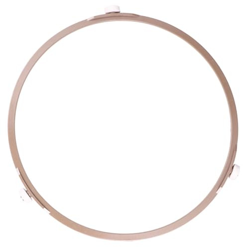 ELEOUTI Anello Supporto Rotante per Piatto Microonde in Plastico Rosa, Accessorio Essenziale per Forno Microonde che Mantiene Cibo in Movimento Uniforme