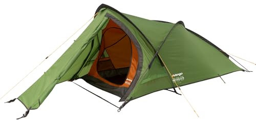 Vango Helvellyn Tent Hiking Backpacking Wild Camping | DofE Recommended Kit | Semi-Geodesic, Waterproof, Easy Setup, Lightweight, Compact | Alloy Poles & 3000mm HH Material (200 (2 Person))