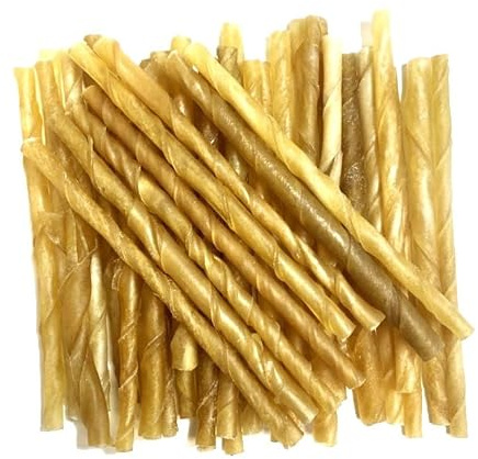 Maltbys' Stores 100x 4-6mm Rawhide Twists Dog Treat Chews