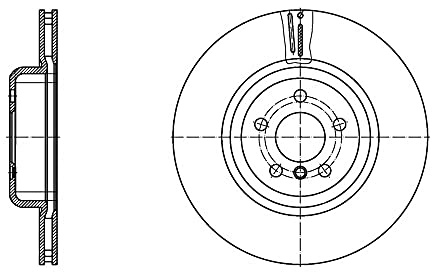 febi bilstein 171450 Bremsscheibensatz, 2 Bremsscheiben
