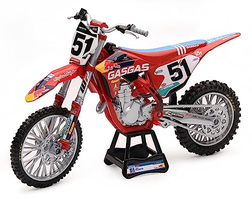 NewRay GasGas MC 450F Red Bull #51 Justin Barcia 1/12 Scale Diecast Motorcycle Model