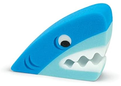 Genuine Fred Bath Biters, Children's Bath Sponge, Shark - Large & Absorbent - Gentle on Skin - Adds Fun to Bathtime or Water Table - Great Gift for Kids & Toddlers