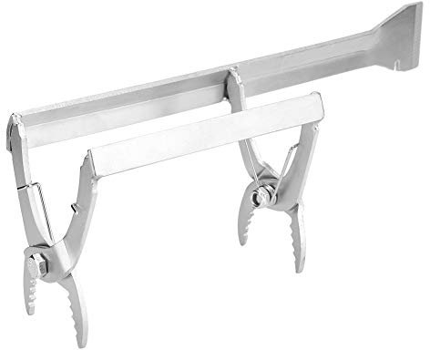 Bienenstock Rahmen Clip Halter mit Schaber, Edelstahl Imkerei Reinigungswerkzeug Ausrüstung für Imker