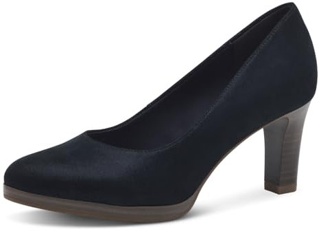 Tamaris Pumps Damen Blockabsatz blau,EU 38
