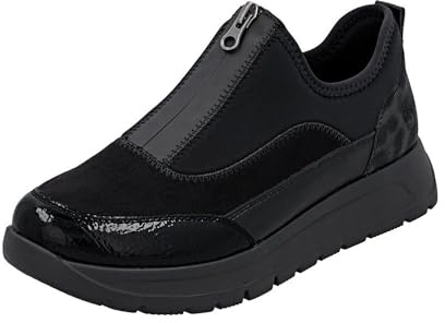 Remonte Baskets Basses D2V01 pour Femme - Noir - Pointure 37 EU, Noir, 37 EU