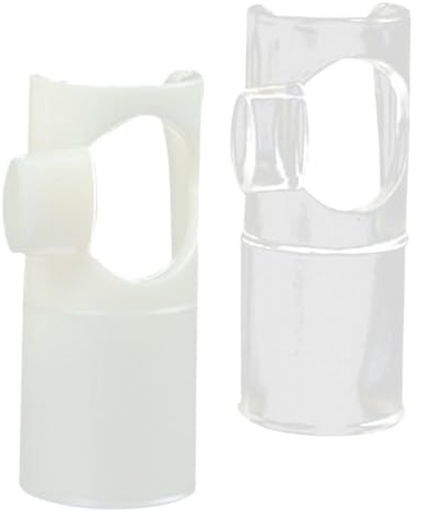 Milisten 2pcs Flute Mouthpiece for E/f Tones Made of Sturdy Nylon Better Air Tightness and Resistant to Break Or Deform, Flute Replacement Accessory for Educators and Students
