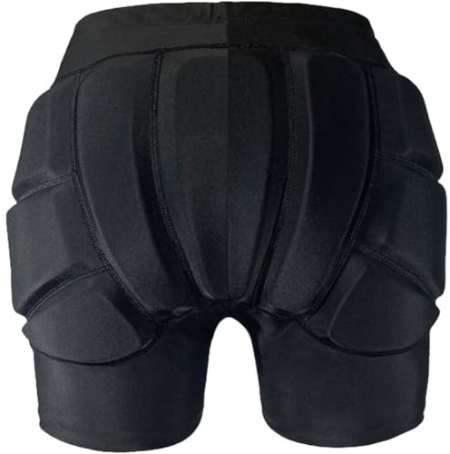 Dianzan Short De Protection pour Les Hanches Les Fesses, Pantalon Court pour Le Snowboard Le Patinage Artistique sur Glace.