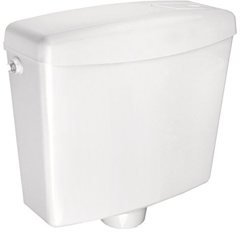 Cornat KELLU Spülkasten 6L - weiß - Kunststoff, 3-seitige Anschlussmöglichkeit - Start-/Stopp-Spülung - tiefhängend / Spülkasten WC / Toilettenspülkasten / Toilettenspülung / SPKA1500