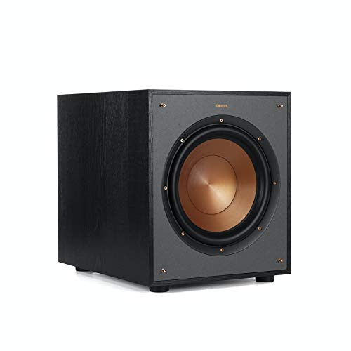 Klipsch R-100SW 10 Subwoofer, Incredibly Deep Bass and an All-digital Amplifier,14 5 x 12 5 x 16 4