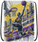 EZB Basketballspieler-Tasche mit Kordelzug, 36 x 30 cm, Midi-Rucksack, vielseitig verwendbar: Sport-Kits, Fitnessstudio, Mittagessen, Urlaub, Strand, Pumptasche, Basketballer-Tasche, violett, 36x30cm