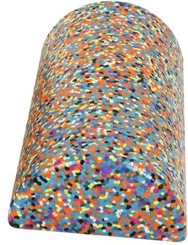 GAROZATION Yoga Balance Roller Halb-roller Schaumstoff Für Massage Und Fitness Für Rücken Schultern Und Beine Leicht Und Tragbar Verbesserung Durchblutung Und Muskelentspannung