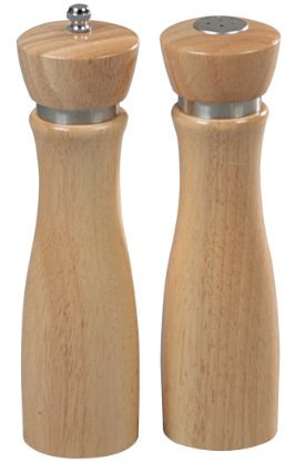 Kesper 13685 Set spargisale e spargipepe, Altezza 21,5 cm, Colore: Chiaro Naturale