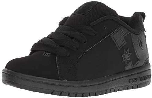 DC Court Graffik Casual Low Top Skate Shoe Sneaker, Scarpa da Skateboard Uomo, Nero B, 42 EU