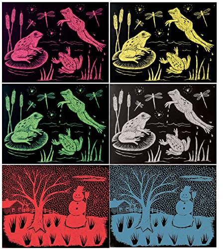 Melissa & Doug Scratch Art Paper - 60 Sheets, 6 Colors