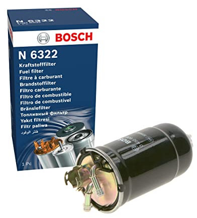 Filtro Diesel per Auto Bosch N6322 - Separa le particelle e l'acqua dal carburante, protegge il sistema di iniezione