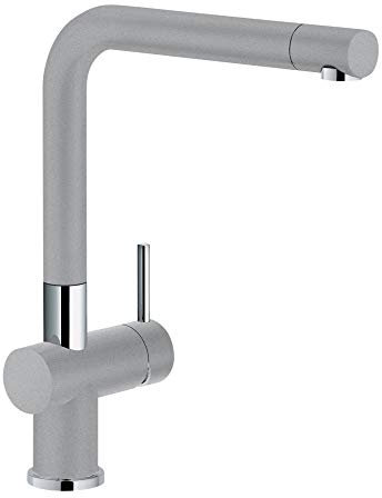 Armatur Active Plus Festauslauf Seitliche Bedienung Hochdruck, Steingrau